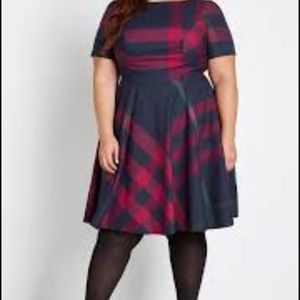 Modcloth fit and flare Retro style dress. Sz 20